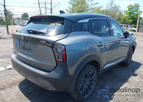 2025 Nissan Kicks Sr Intelligent Awd from USA, damaged, VIN 3N8AP6DB2SL321837